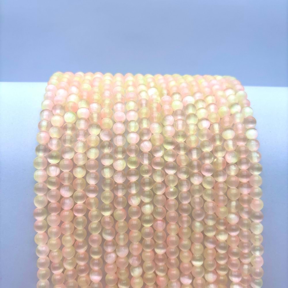 Doğal Taş Selenit 6 mm 1 Dizi