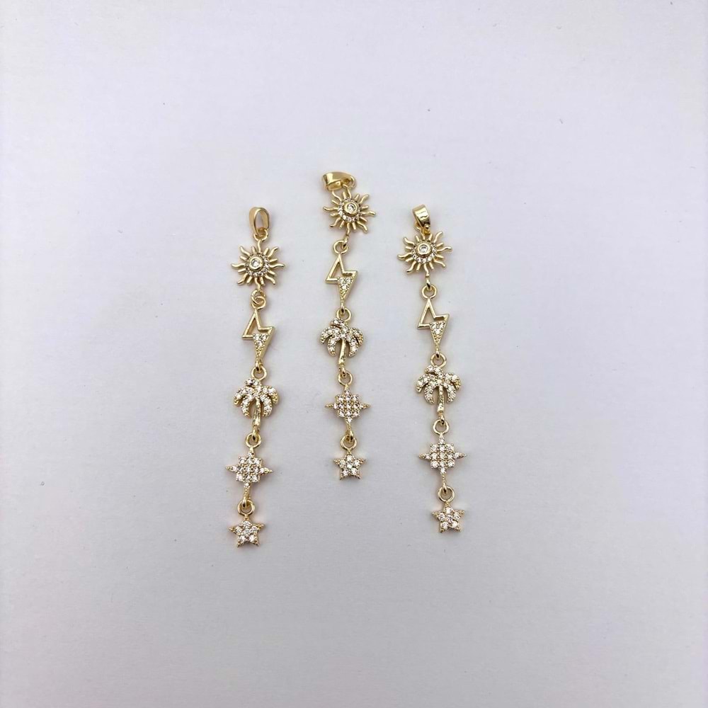 Kaplama Kolye Ucu 1 Adet