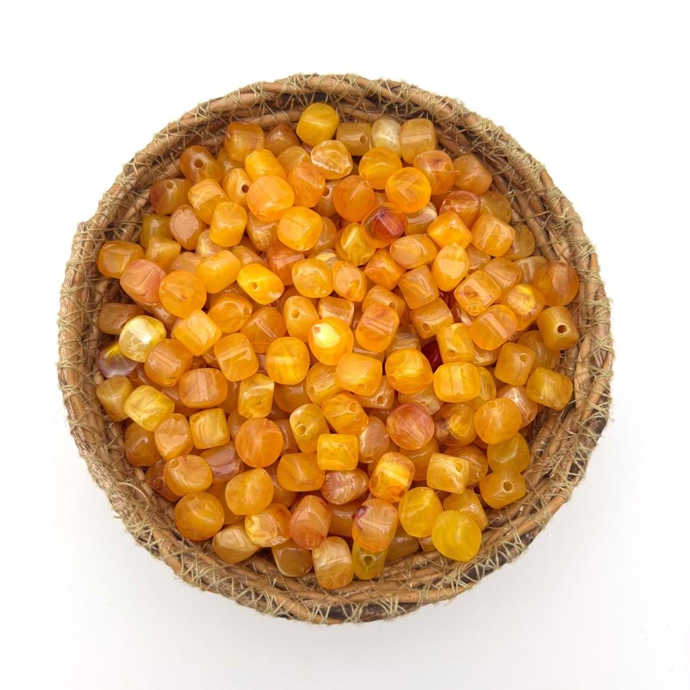 Akrilik Şekilli Boncuk 8x11 mm 50 Gr
