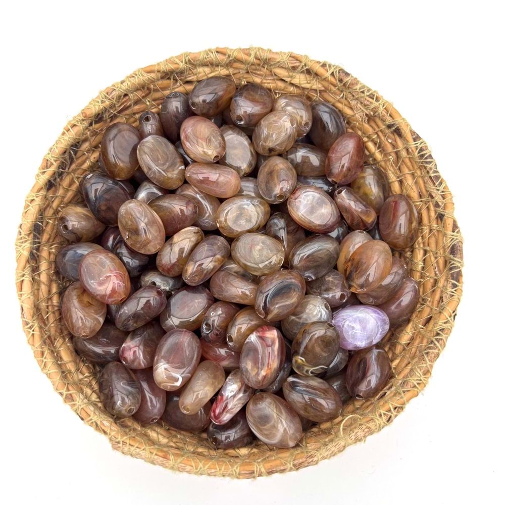 Akrilik Şekilli Boncuk 13x18 mm 50 Gr