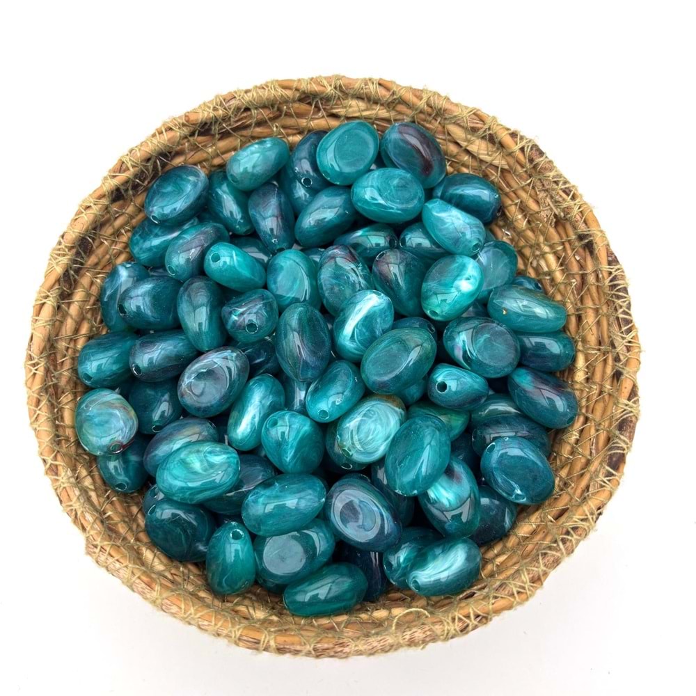 Akrilik Şekilli Boncuk 13x18 mm 50 Gr