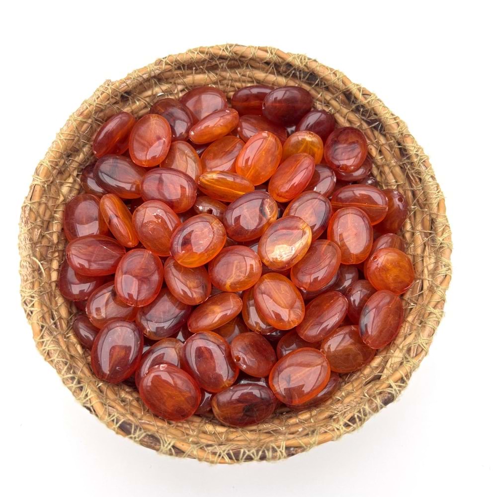 Akrilik Şekilli Boncuk 15x19 mm 50 Gr