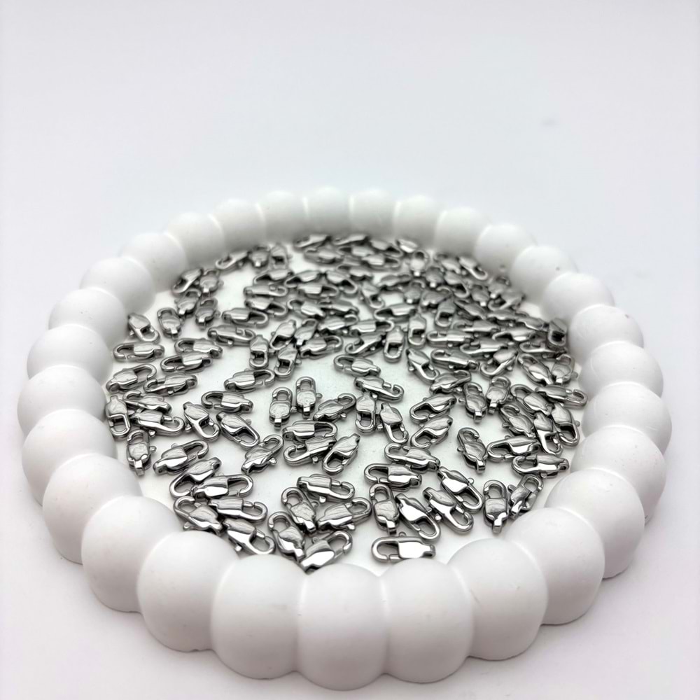 Çelik Papağan Kuyumcu İşi Gümüş 1 Adet